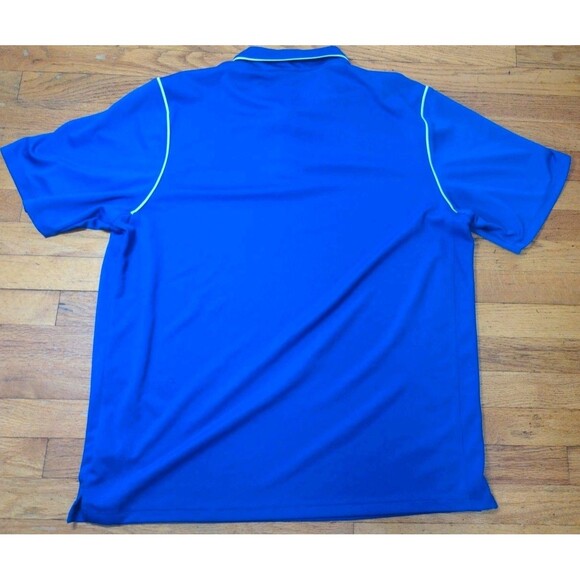 Nike Shirt Mens XL Blue Gameday Performance Golf Polo Preppy Casual Dri FIT EUC - Picture 6 of 7